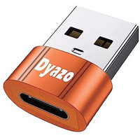 Dyazo 6 Amp Fast Usb Male To Usb C Female Adapter Converter Compatible For Iphone, Ipad, Samsung Galaxy, Google Pixel,Smart Phones Laptops And Chargers