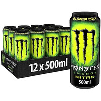 Monster Nitro Super Dry Energy Drink 500Ml (Pack Of 12)