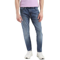 Levi's Men's 512 Slim Tapered Fit Mid-Rise Heavy Fade Stretchable Mid Rise Jeans Blue, 34