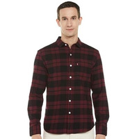 Levi's Men's Cotton Slim Fit Shirt (32907-0474_Red, Small