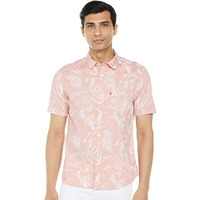 Levi's Men's Cotton Fitted Shirt (32908-0344_Pink, Large