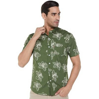 Levi's Men's Fitted Shirt (32908-0345_Bronze Green