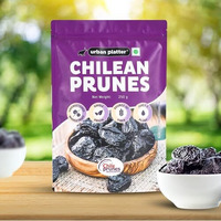 Urban Platter Chilean Prunes, 250G (Whole Dried Pitted Prunes | Dried Plums | Unsweetened)