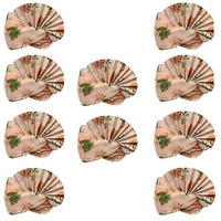 Wedstyle Wedding Turban Dulha Collection Traditional Pagri//Pagdi For Barati/Swagat/Welcome Cream Pagdi For Men & Women - Unisex(Pack Of 10)