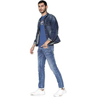 Jack & Jones Men's Skinny Jeans (209464001_Medium Blue Denim_30W X 30L)