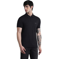 Jack & Jones Mens Black Slim Fit T-Shirt