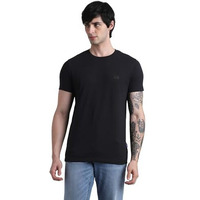 Jack & Jones Mens Black Slim Fit T-Shirt
