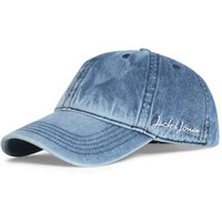 Jack & Jones Blue Denim Logo Print Cap