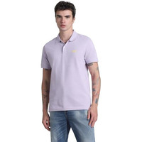 Jack & Jones Mens Lavender Slim Fit Polo