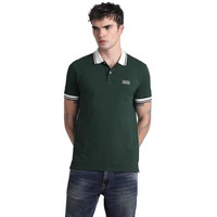 Jack & Jones Mens Green Slim Fit Polo