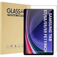 Techshield Tempered Glass Screen Protector For Samsung Galaxy Tab S10 Fe/S9 Fe 10.9"/ S9 2023/ Tab S8 2022/ Tab S7 2020 11"(Sm-X510/X710/X700/T870)