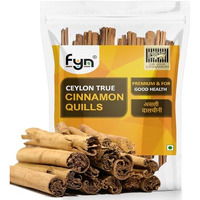 Fyn Ceylon Cinnamon Sticks (200G) - Authentic True Sri Lankan Dalchini Quills Roll | World's Finest | Low Coumarin