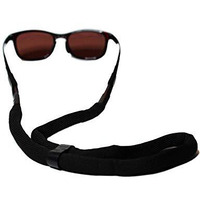 Flying Clouds Smart Adjustable Long Neck Strap Lanyard For Glasses Spectacle With Silicone Loop, Black
