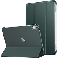 Proelite For Ipad Air 11 Inch Case M2 2024, Ipad Air 5Th Generation Case 2022/Ipad Air 4Th Gen Case 2020 10.9 Inch, Slim Hard Pc Translucent Back Shell Smart Cover Fit Ipad Air Case, Dark Green