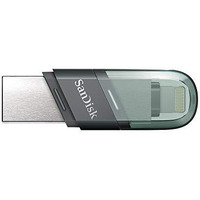Sandisk Ixpand Usb 3.0 Flash Drive Flip 64Gb, For Ios And Windows, Metalic