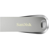Sandisk Ultra Luxe 128Gb, Usb 3.2 Gen 1, Flash Drive, Upto 400Mb/S R, Pendrive, Metal, 5Y Warranty (Sdcz74-128G-I35)