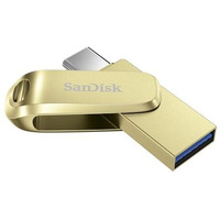 Sandisk Ultra Dual Drive Luxe Type-C 64Gb, Otg, Upto 400Mb/S, Pendrive, Gold, 5Y Warranty (Sdddc4-064G-I35Gd)