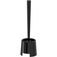 Ikea Hardwearing And Durable Toilet Brush With Holder (Black), Polypropylene,Plastic,Metal,Steel