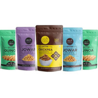 Heka Bites Roasted Snacks Combo | 5 Delicious Healthy Snacks | Made With Superfoods | Work From Home Snacks | High Protein And Fiber | Cholesterol Free | Gluten Free | Snacks Box