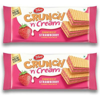 Tiffany Crunch N Cream Wafer Strawberry, 135G (Pack Of 2)