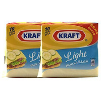 Kraft Light Cheese Slices, 10 Slices, 2 X 200 G