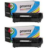 Proffisy 2 Pack 12A Toner Cartridge Q2612A Compatible With Hp Laserjet M1005 Mfp,1020,1010/1012/1018/1022/1022N/1022Nw/3015/3020/3030/3050/3050Z/3052/3055/M1319/M1319F Mfp