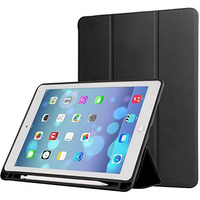 Oaky Cover Compatible With Apple Ipad Pro 10.5 Inch 2017 With Pencil Holder Auto Sleep/Wake Cover Model-A1701,A1709 -,Black