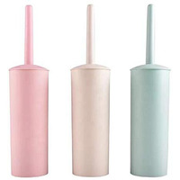 Maharsh Plastic Toilet Brush With Holder (Multicolor) (Pack Of 1)