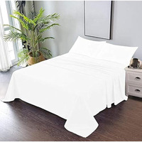Ccwb 750 Tc 100% Egyptian Cotton Bed Sheets Sateen Finish Luxuries Hotel Quality (White, King - 3 Pieces Sheet Set, Pillow Covers)