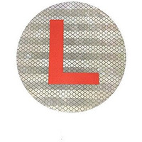 Clickforsign Vinyl Wv01Rca08013 Hip L-Board Reflective Self-Adhesive Sticker (Pack Of 2, Red)