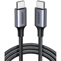 Ugreen 60W Usb C To Usb C Charger Cable, Type C Pd Fast Charging Braided Cord, Compatible With Iphone 16 Pro Max/15, Galaxy S24 S23, Macbook Pro, Ipad Pro 2024, Pixel9, Chromebook, Switch, 0.5M
