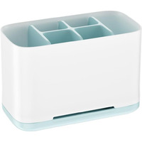 Leawall Plastic Multipurpose Toothbrush Caddy For Bathroom | Tooth Brush Holder For Wash Basin (Multicolor)