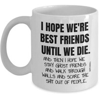 Best Friend Mug Gifts Cup - Funny Friendship Great Item Present Christmas Birthday Female Male Men Women Him Her Ideas Sister Mothers Day Mg0024