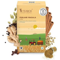 Teabox Punjabi Masala Chai - Bold & Spice-Infused, Inspired By Iconic Dhabas | Rich, Strong, & Aromatic With 8 Indian Spices| Traditional, Invigorating, And Perfect For Milk | A True Punjabi Classic