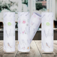 Qolixs Non Woven Reusable And Washable Kitchen Printed Tissue Roll Non-Stick Oil Absorbing Paper Roll Kitchen Special Paper Towel Wipe Paper Dish Cloth Cleaning Cloth 50 Sheets Pack Of 1