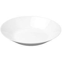 Ikea Oftast Tempered Opal Glass Deep Plate/Bowl, 8 Inch, White, Set Of 6