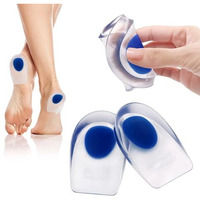 Velaavo Gel Heel Cups Silicone Heel Pad For Heel Ankle Pain, Heel Spur Shoe Support Pad For Men And Women Shock Cushion Pad For Heels