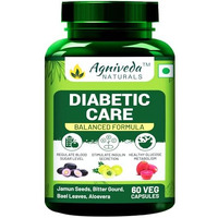Agniveda Naturals Diabetic Care Supplements With Karela, Bael Leaves, Jamun, Manages Diabetes & Blood Sugar Levels, Control Your Diabetes In A Natural Way - 60 Veg Caps