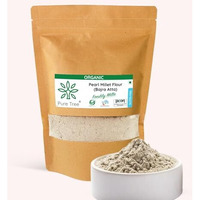 Pure Tree Certified Organic Bajra Flour Freshly Milled | 850 G | Bajra Atta | Gluten-Free Pearl Millet Organic Flour | Bajre Ka Atta | Millet Atta | Kambu Flour