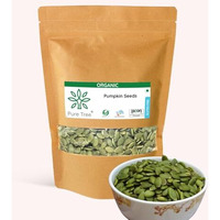 Pure Tree Certified Organic Pumpkin Seeds | 250 G | Kaddu Ke Beej | Organic Seeds For Eating Good Source Of Omega 3 | Raw Pumpkin Seeds Superfood