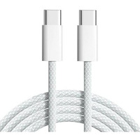 Ednita Original Usb-C To C Type 1M Fast Charging Cable (Apple Mfi Certified) For Iphone 16/16 Pro/Max/15/15 Pro/Max/Samsung Galaxy S24/S23/S22/S21/Ipad & More-White-Pack Of 1