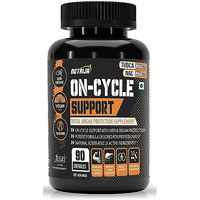 Nutrija On Cycle Support Supplement With Tudca, Cordyceps | All In One Total Organ Protection | Support Liver, Kidney, Heart, Prevents Hair Loss, Dht Blocker (90 Capsules)
