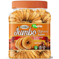 Thaha Pure Jumbo Afghani Anjeer 200 Gram | Selected Jumbo Figs | Figs Dry Fruits | Rich In Calcium & Fibre, Source Of Iron, Naturally Low-Fat Food | 200 Grams