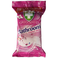 Greenshield Bathroom Surface Wipes - Pack Of 70 Large Wipes