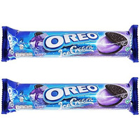 Oreo Chocolate Chip Sandwich Cookies With Blueberry Ice Cream Flavore 133G Pack Of 2 (Imported)