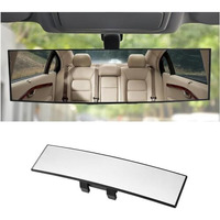 Gnastas Car Rear View Mirror Interior Mirror Wide Angle Panorama Safety Mirror Interior Mirror Large Vision Mirror 1Pc