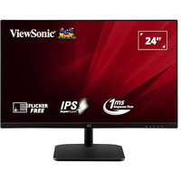 Viewsonic (From Usa) 60.96 Cm (24") Fhd Ips Monitor For Home And Office Use, 100 Hz, 1 Ms Response Time, Amd Free Sync, Dual Speaker, Wall Mount, Bezel Less, Eye-Care, Srgb104%, Hdmi, Va2432-Mh