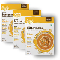 Curryit Dhaba Style Butter Masala Curry Paste Pack Of (3X250G)|| Ready To Cook In 15 Mins | Make Butter Chicken | Shahi Paneer Masala | Tikka Masala Gravy | Serves 6 | Made With Ghee | No Preservatives | 250G