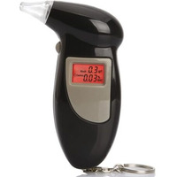Divinext Alcohol Breath Analyzer Tester/Back Lit Digital Lcd Display 11 X 7 X 2.5 Cm, Black
