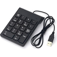 Viboton Usb 2.0 Wired Numeric Keypad Slim Mini Number Pad Digital Keyboard 18 Keys Numpad For Imac/Mac Pro/Macbook/Macbook Air/Pro Laptop Pc Notebook Desktop.
